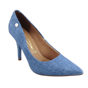 Stiletto Vizzano Tela Jean Azul Talle 35